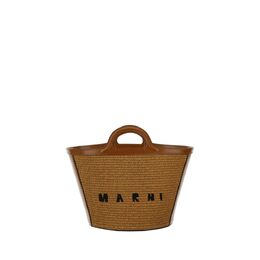 Marni: Коричневая сумка  Tropicalia