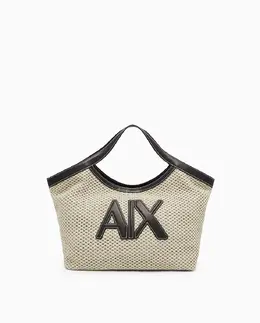 Armani Exchange: Чёрная сумка 