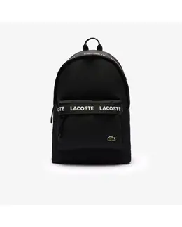 Lacoste: Чёрный рюкзак 