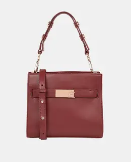 Tommy Hilfiger: Бордовая сумка 