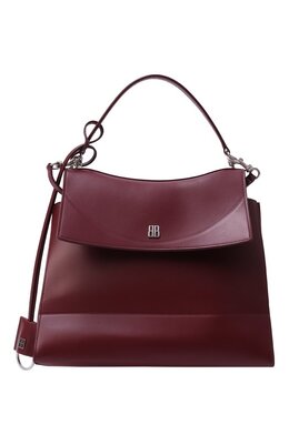 Balenciaga: Бордовая сумка 