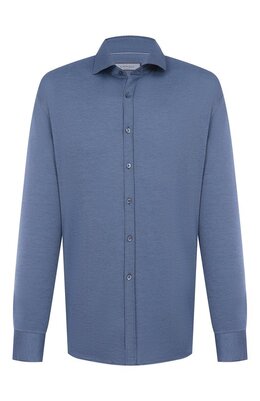 Canali: Синяя рубашка 