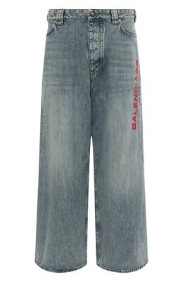 Balenciaga: Голубые джинсы 