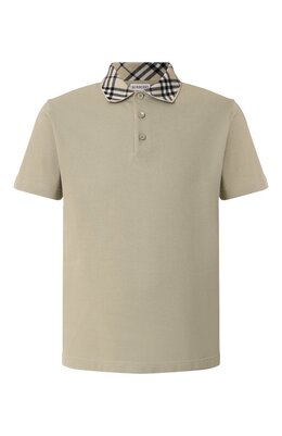 Burberry: Хлопковое поло 