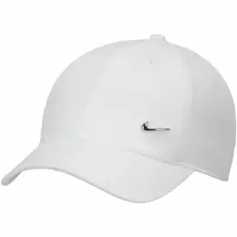 NIKE: Белая кепка  Swoosh