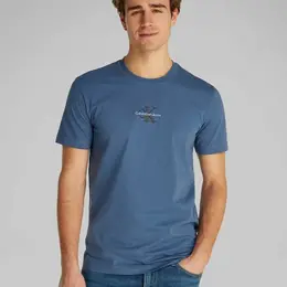 Calvin Klein Jeans: Синяя футболка 
