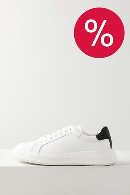 Calvin Klein: Белые кеды 