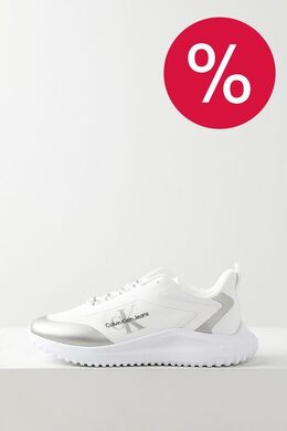 Calvin Klein: Белые кроссовки 