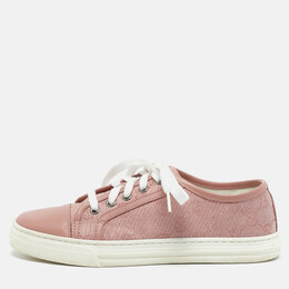Gucci: Розовые кроссовки  GG