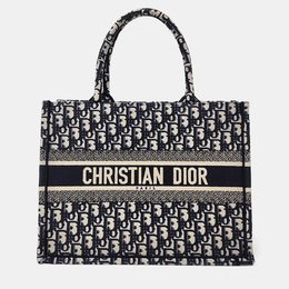 Dior: Синяя сумка-шоппер 
