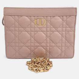 Dior: Розовая сумка через плечо 