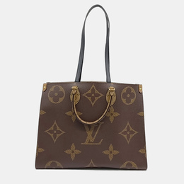 Louis Vuitton: Коричневая сумка 