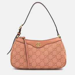 Gucci: Розовая сумка  Ophidia