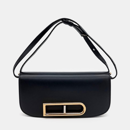 Delvaux: Чёрный клатч 