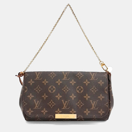 Louis Vuitton: Коричневая сумка 