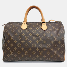Louis Vuitton: Коричневая сумка  Speedy
