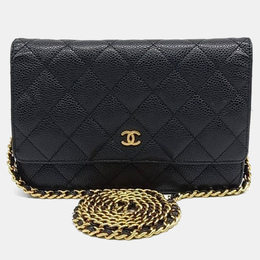 Chanel: Чёрная сумка через плечо 