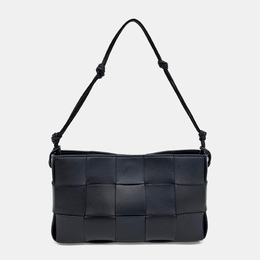 Bottega Veneta: Чёрная сумка  Cassette