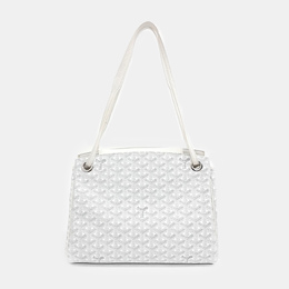 Goyard: Белая сумка 