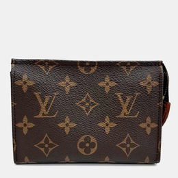 Louis Vuitton: Коричневая сумка  Pochette