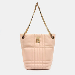 Burberry: Розовая сумка  Lola