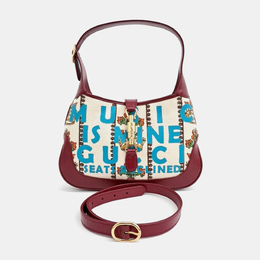 Gucci: Многоцветная сумка  Jackie