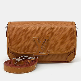 Louis Vuitton: Коричневая сумка  Épi