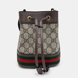 Gucci: Коричневая сумка  Ophidia