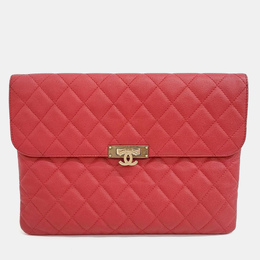 Chanel: Красный клатч 
