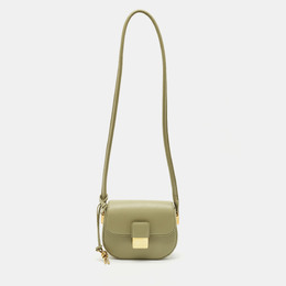 Bottega Veneta: Зелёная сумка через плечо 