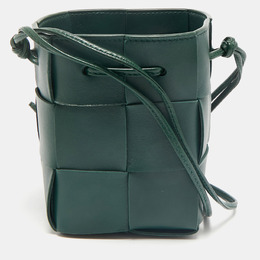 Bottega Veneta: Тёмная сумка  Intrecciato