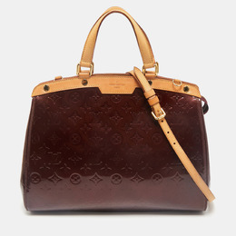 Louis Vuitton: Бордовая сумка 
