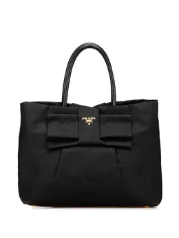 Prada Pre-Owned: Чёрная сумка-шоппер 