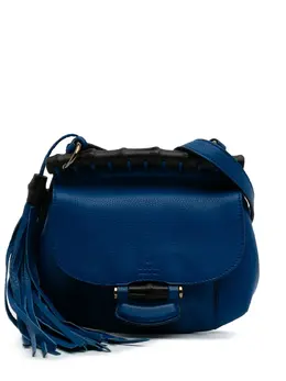 Gucci Pre-Owned: Голубая сумка через плечо 