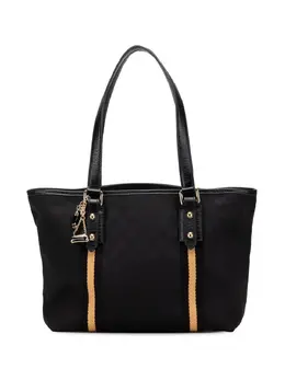 Gucci Pre-Owned: Чёрная сумка-шоппер 