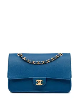 CHANEL Pre-Owned: Голубая сумка 