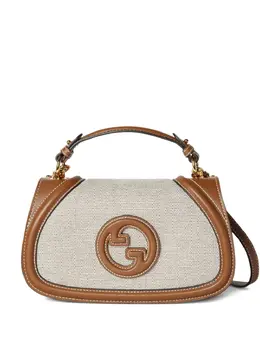 Gucci: Бежевая сумка-шоппер 