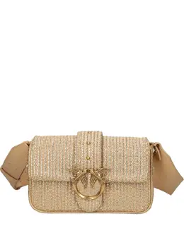 PINKO: Бежевая сумка  Love