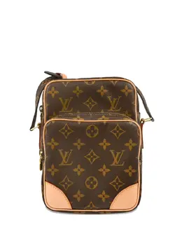 Louis Vuitton Pre-Owned: Коричневая сумка через плечо 