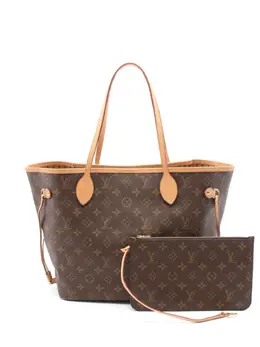 Louis Vuitton Pre-Owned: Коричневая сумка-шоппер 