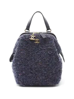CHANEL Pre-Owned: Синий рюкзак 