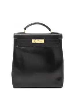 Hermès Pre-Owned: Чёрный рюкзак 