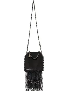 Stella McCartney: Чёрная сумка-шоппер  Falabella