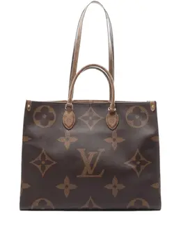 Louis Vuitton Pre-Owned: Коричневая сумка-шоппер 