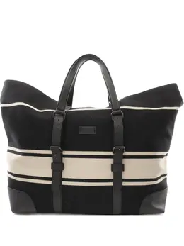Gucci Pre-Owned: Сумка-шоппер в полоску 