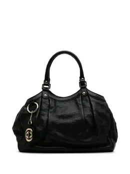 Gucci Pre-Owned: Чёрная сумка-шоппер 