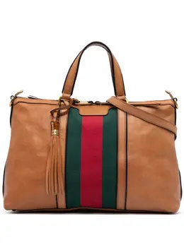Gucci Pre-Owned: Коричневая сумка-шоппер 