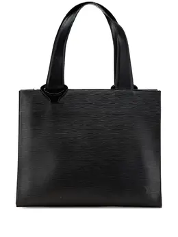 Louis Vuitton Pre-Owned: Чёрная сумка-шоппер 