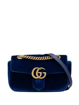 Gucci Pre-Owned: Голубая сумка через плечо 