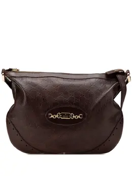 Gucci Pre-Owned: Коричневая сумка через плечо 
